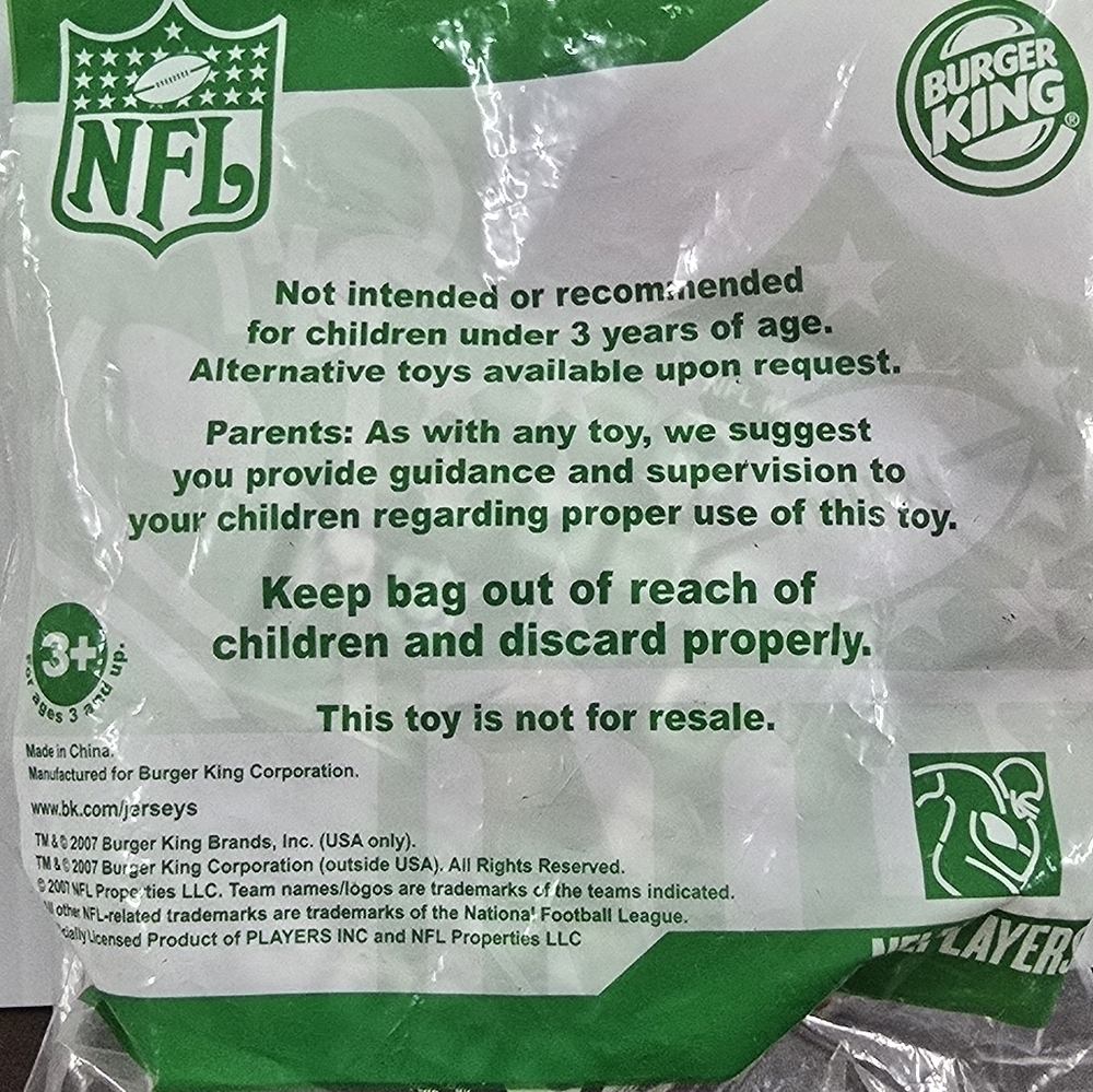 2007 Burger King Toy NFL Mini Jersey - Broncos #24 - Picture 2 of 2